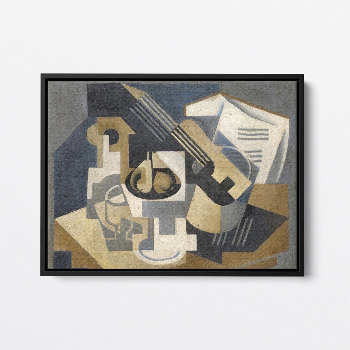 Guitar and Fruit Bowl on a Table | Juan Gris | Ave Legato Art Prints