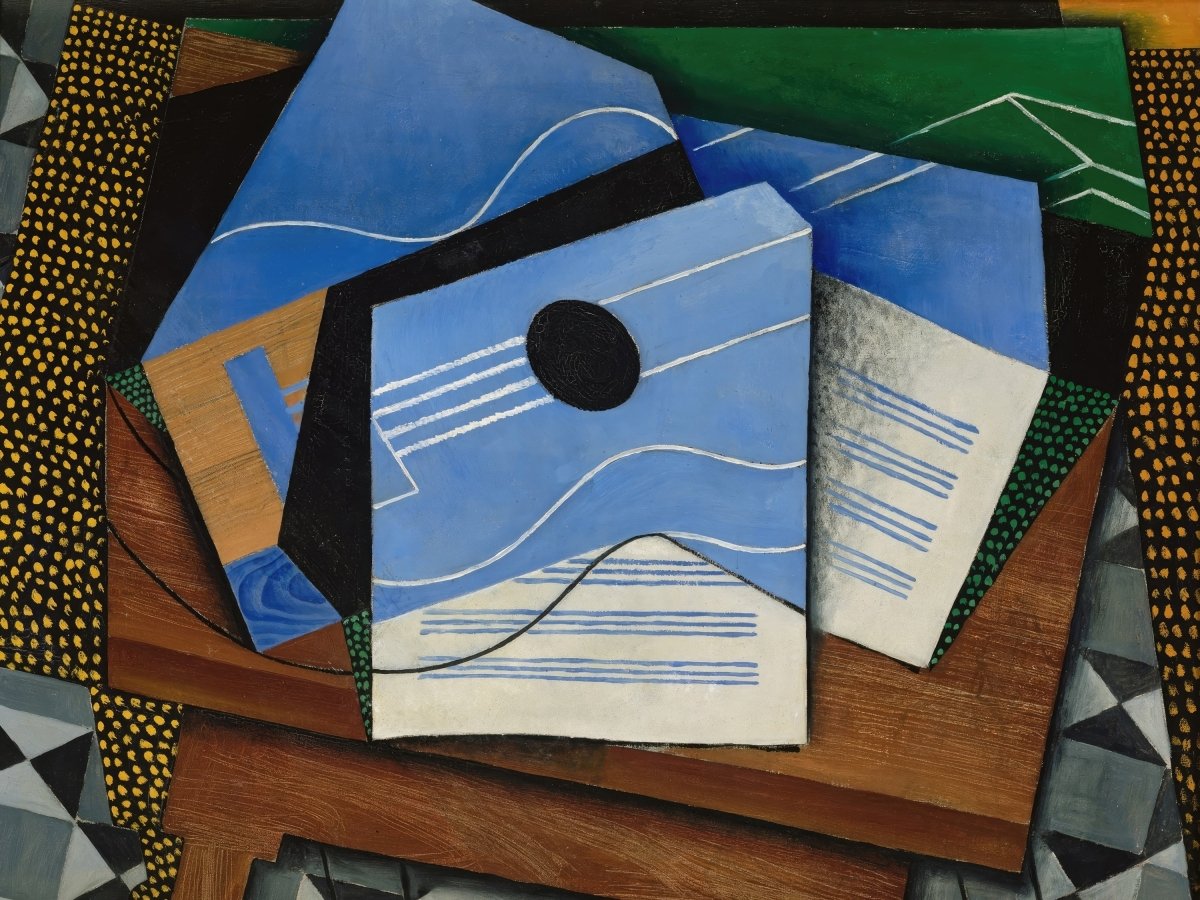 Guitar on a Table | Juan Gris | Ave Legato Art Prints