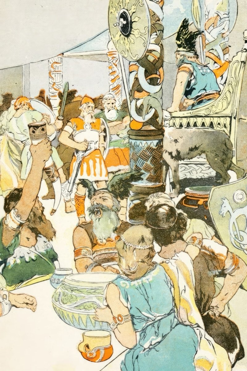 Gylfe Standing Before Odin | George Wright | Ave Legato Art Prints