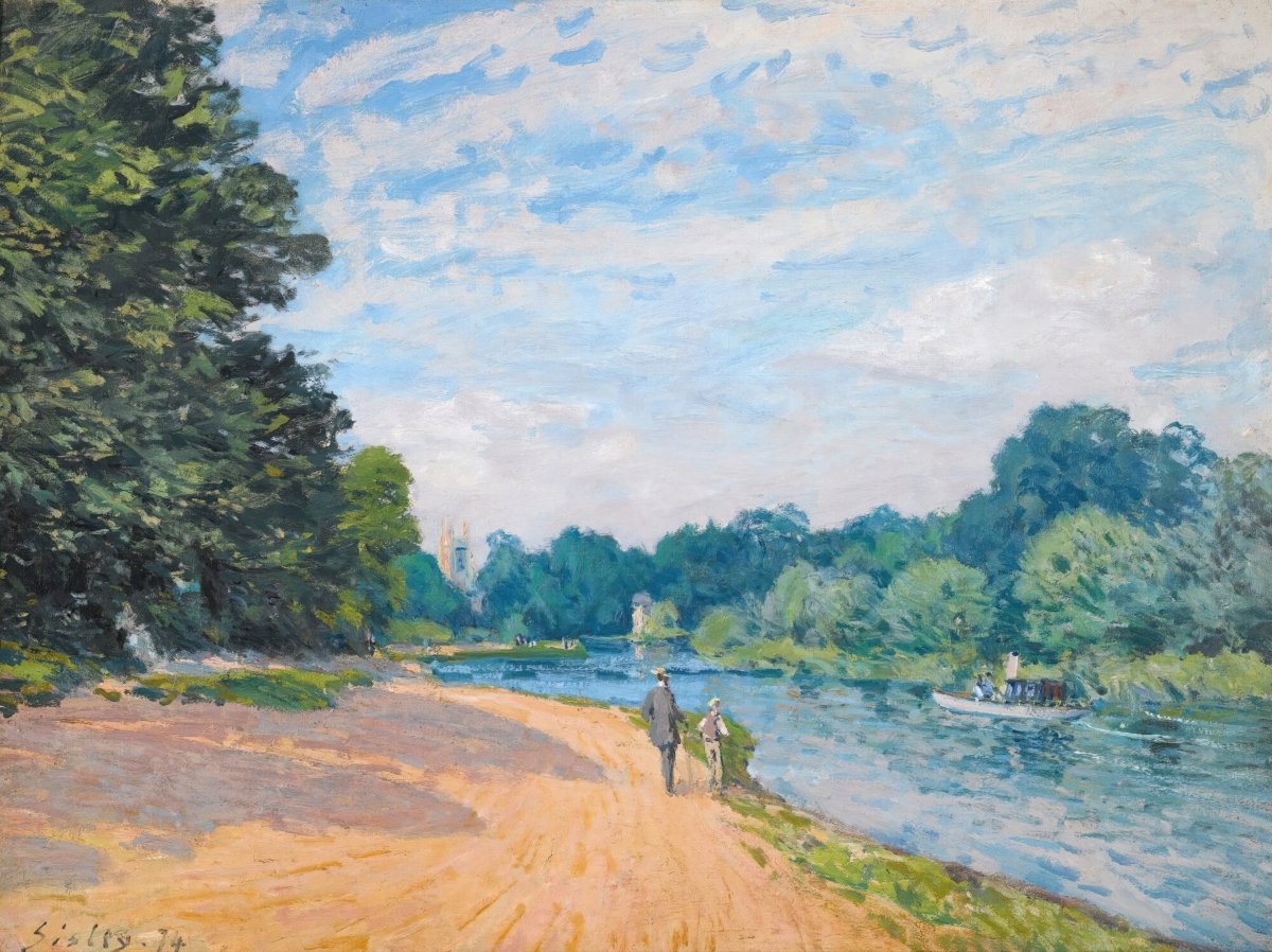 Hampton Church River | Alfred Sisley | Ave Legato Art Prints