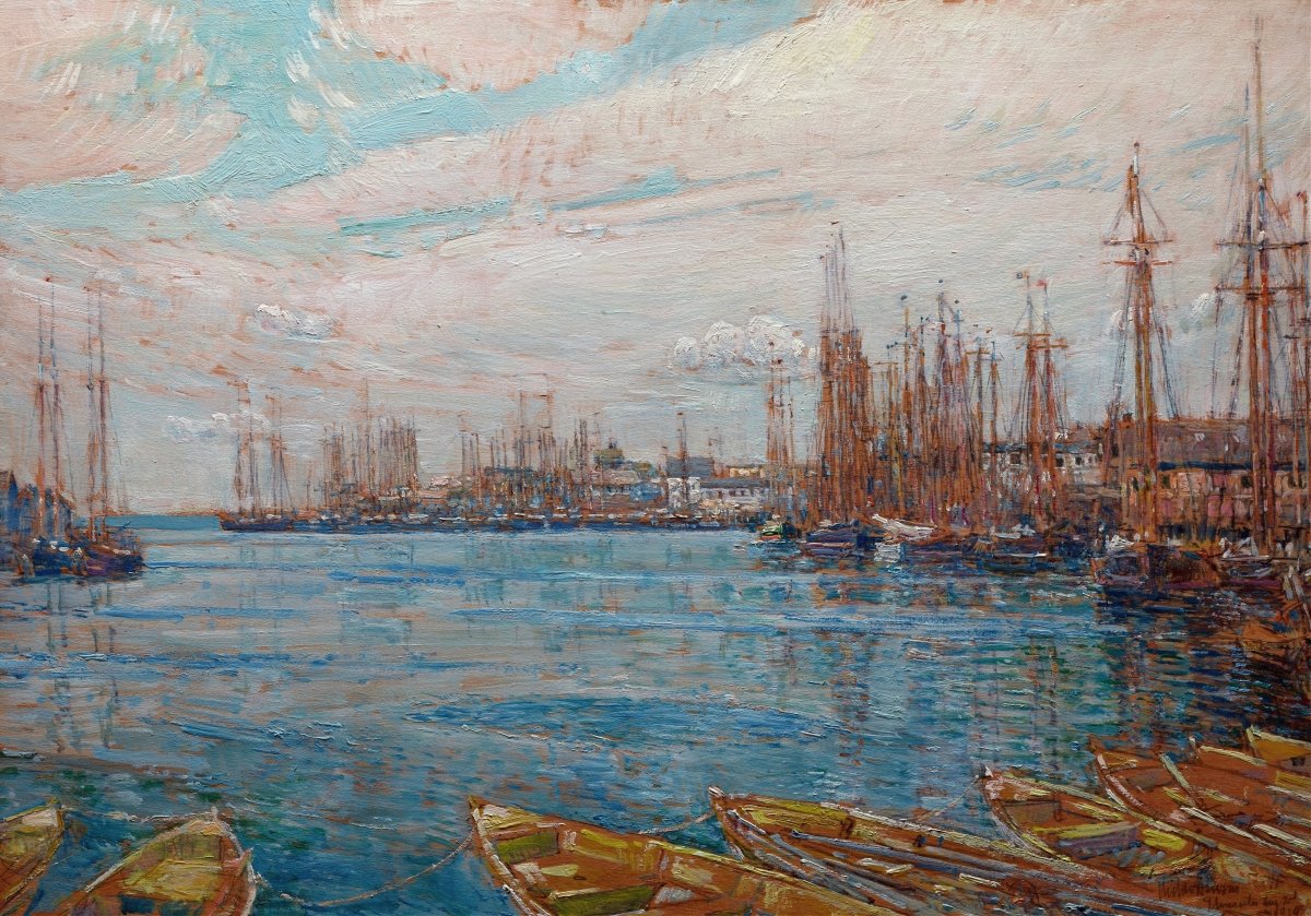 Harbor of a Thousand Masts | Childe Hassam | Ave Legato Art Prints