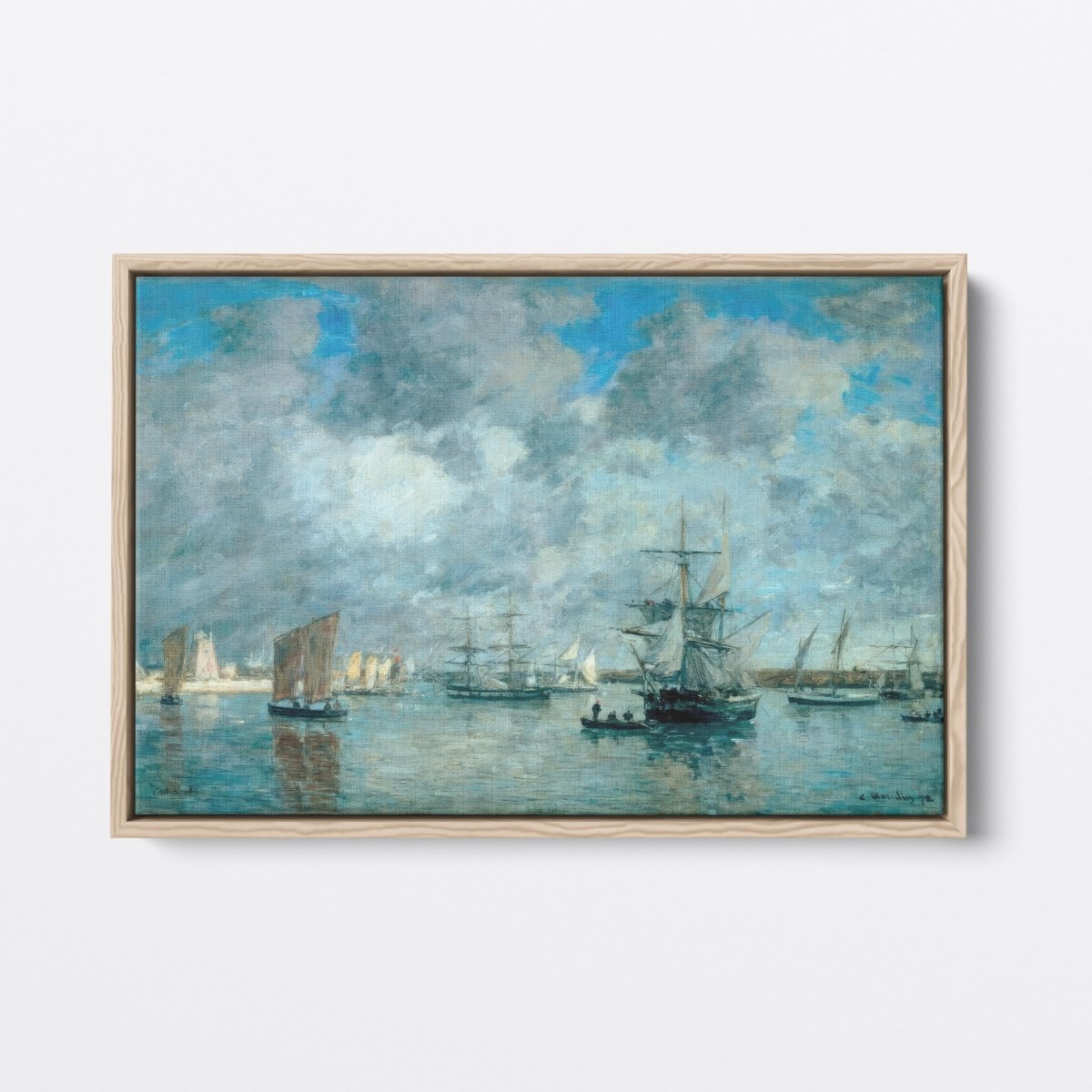 Harbor of Camaret - sur - Mer | Eugène Boudin | Ave Legato Art Prints