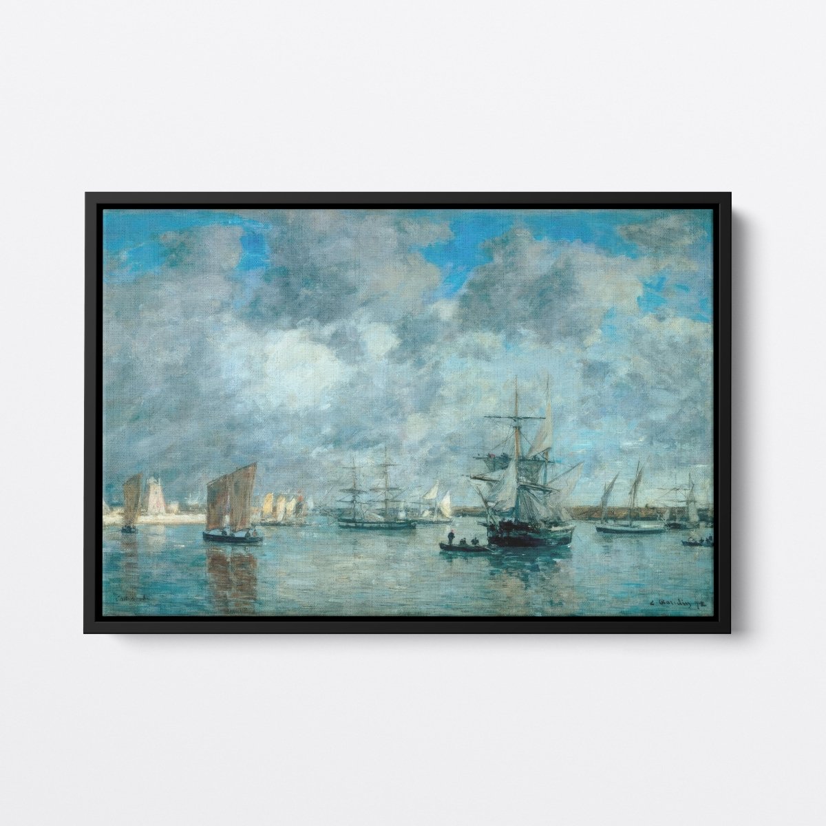 Harbor of Camaret - sur - Mer | Eugène Boudin | Ave Legato Art Prints