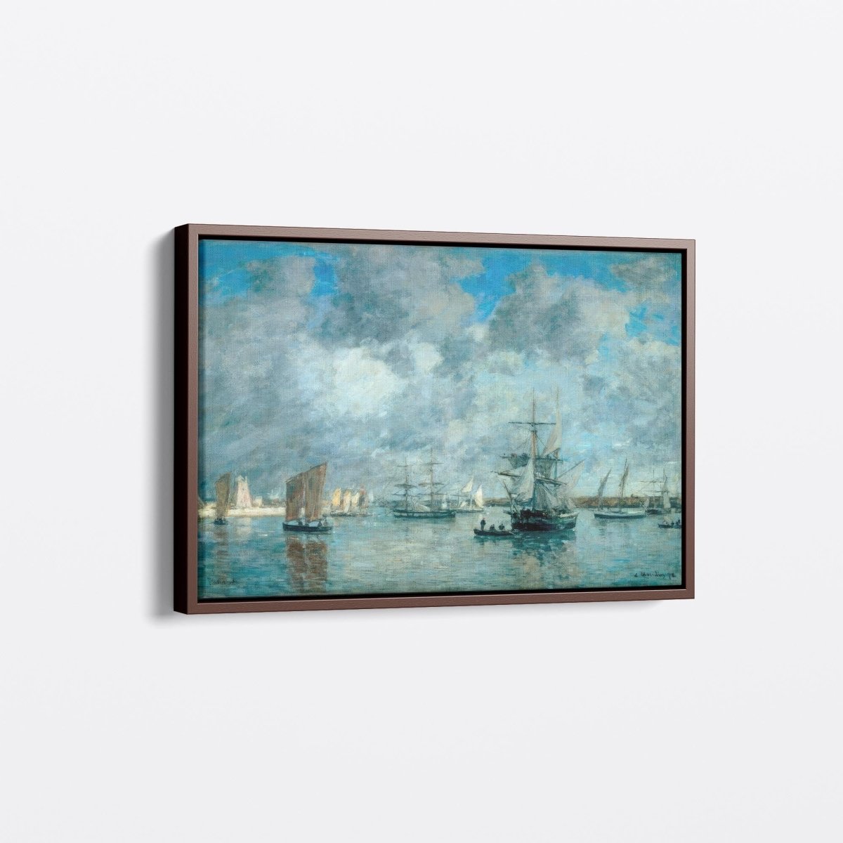 Harbor of Camaret - sur - Mer | Eugène Boudin | Ave Legato Art Prints