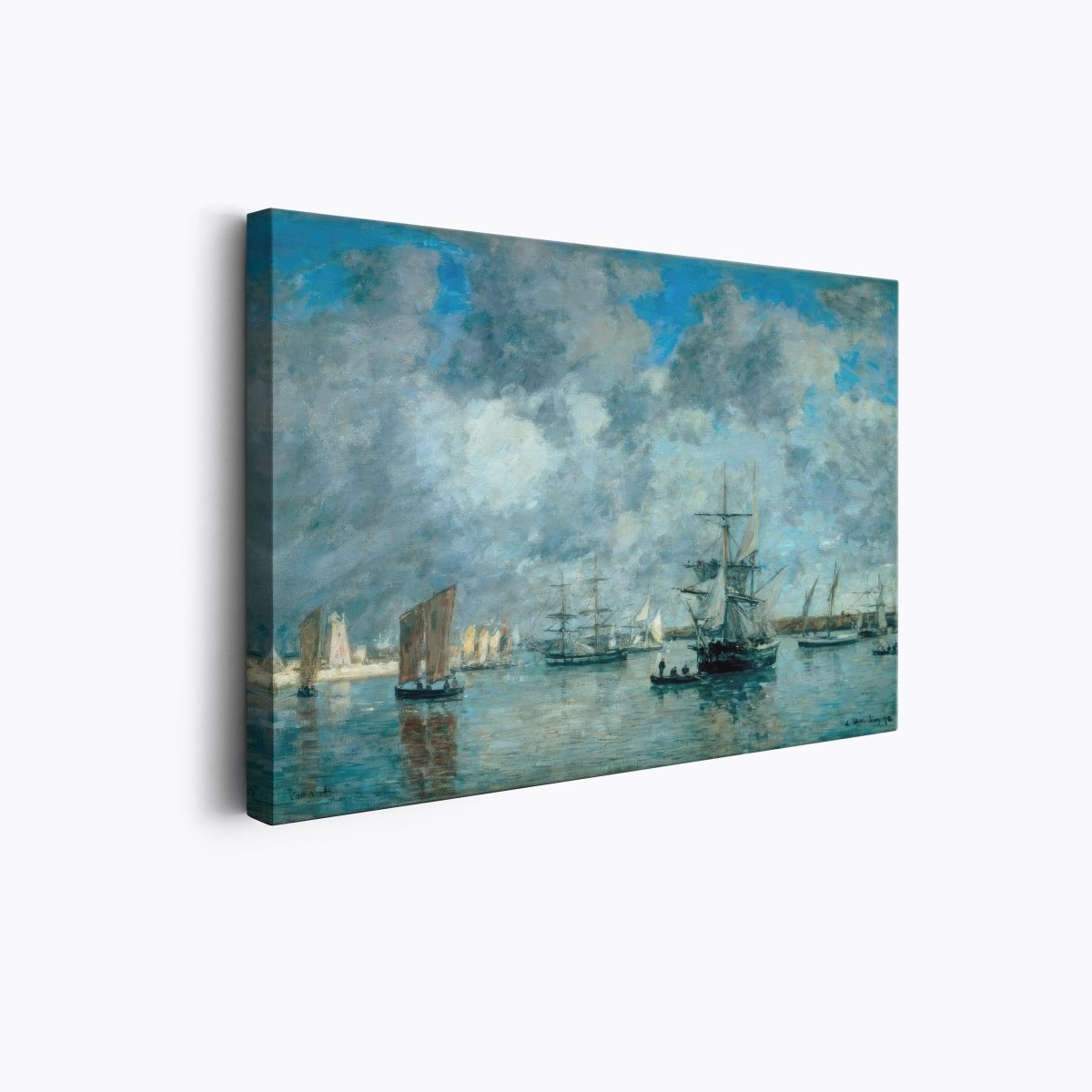 Harbor of Camaret - sur - Mer | Eugène Boudin | Ave Legato Art Prints