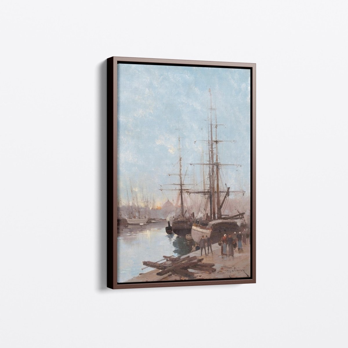 Harbor Scene | Eugene Galien - Laloue | Ave Legato Art Prints