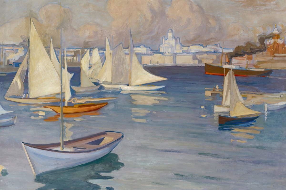 Harbour in Helsinki | Albert Edelfelt | Ave Legato Art Prints