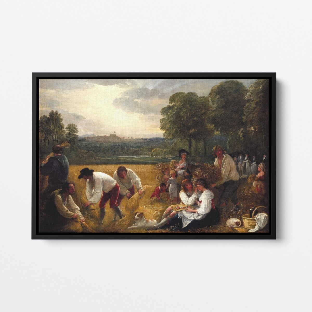 Harvesting at Windsor | Benjamin West | Ave Legato Art Prints