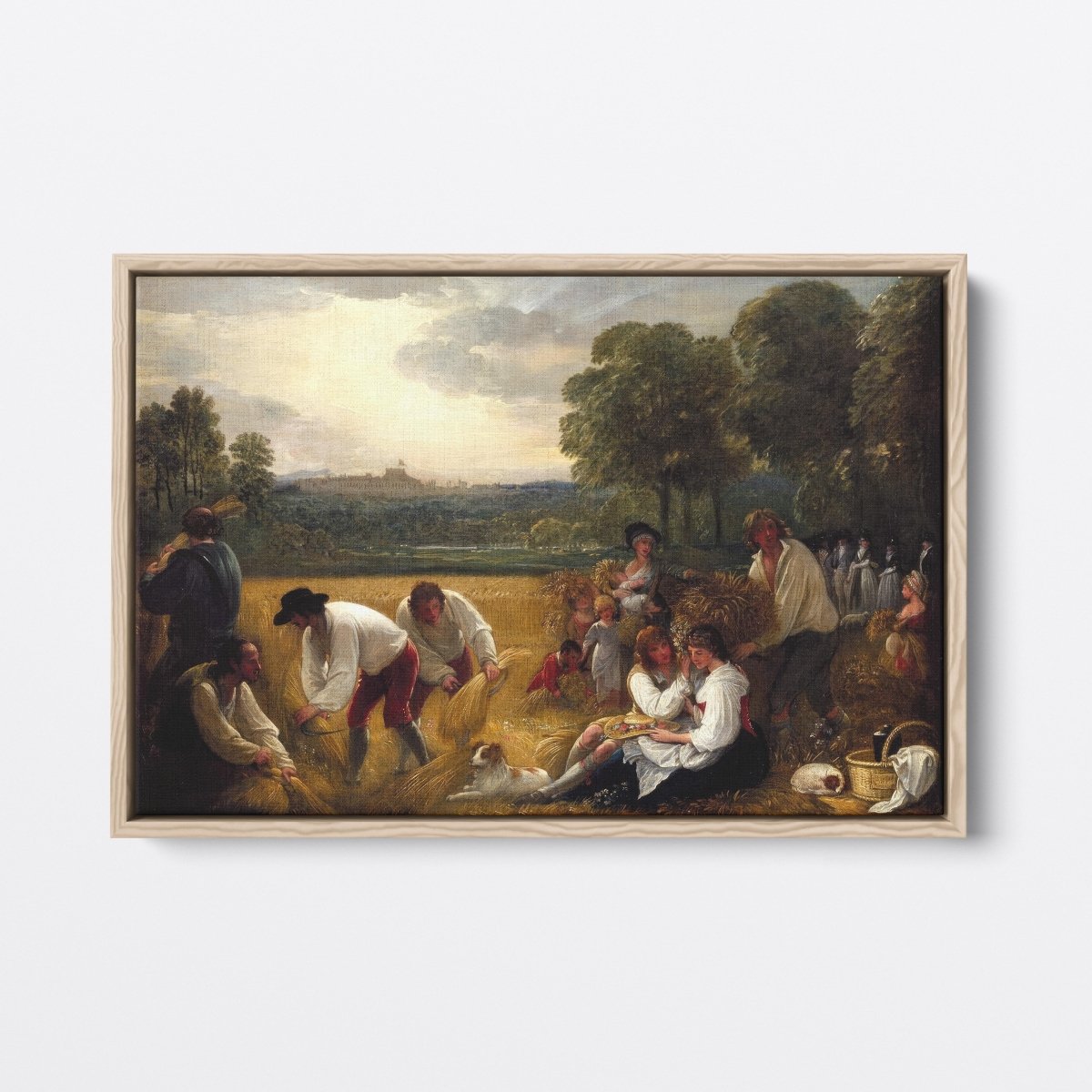 Harvesting at Windsor | Benjamin West | Ave Legato Art Prints