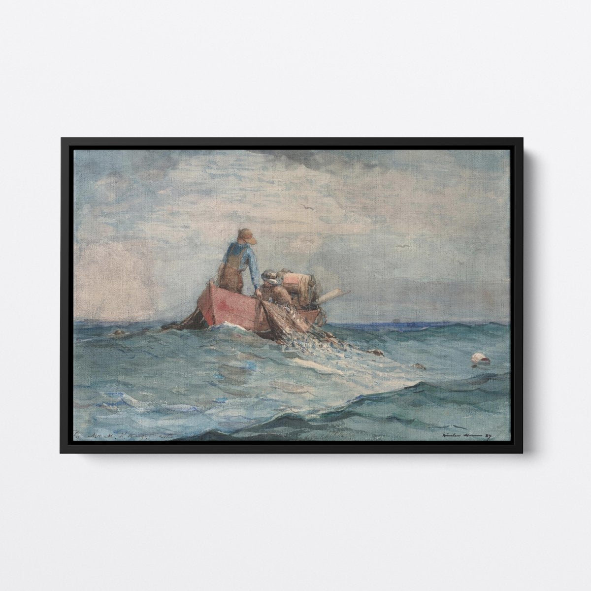 Hauling in the Nets | Winslow Homer | Ave Legato Art Prints