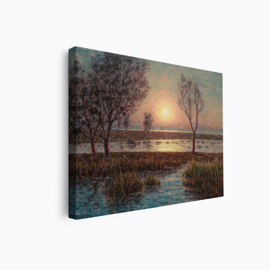 Hazy Lake Sunset | Per Ekström | Ave Legato Art Prints