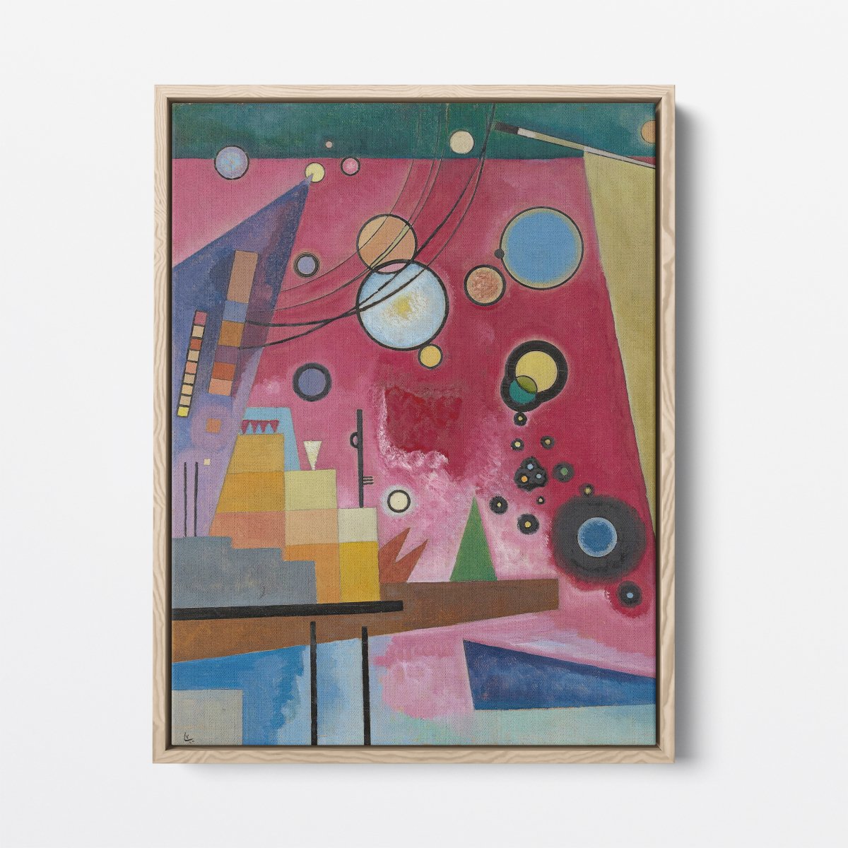 Heavy Red | Wassily Kandinsky | Ave Legato Art Prints