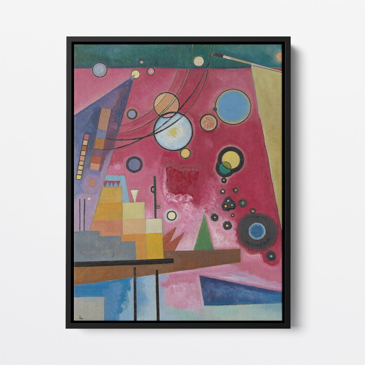 Heavy Red | Wassily Kandinsky | Ave Legato Art Prints