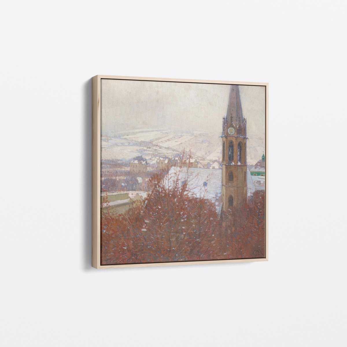 Heiligenstadt in the Snow | Carl Moll | Ave Legato Art Prints