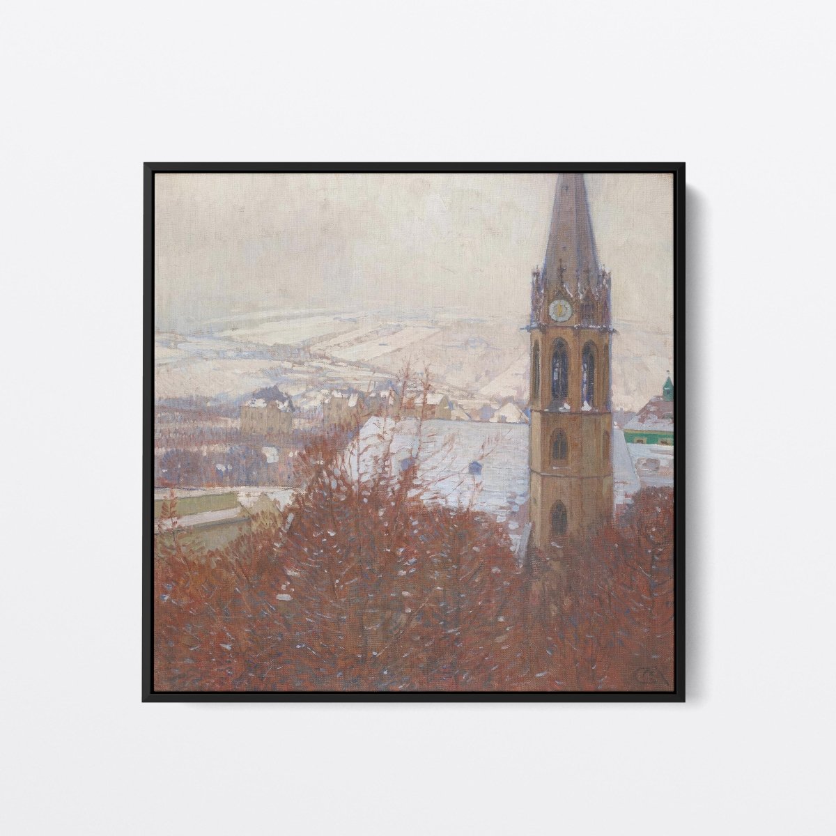 Heiligenstadt in the Snow | Carl Moll | Ave Legato Art Prints