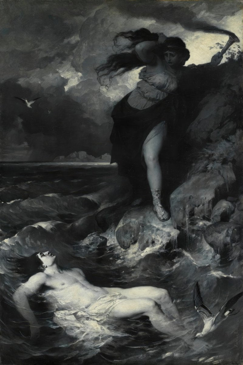 Hero and Leander | Ferdinand Keller | Ave Legato Art Prints