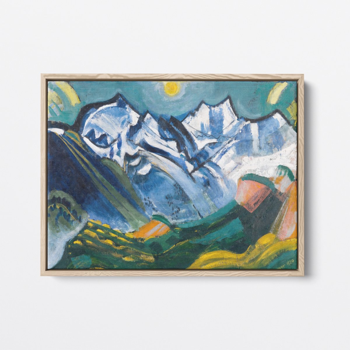 High Mountain Landscape, Scheerhorn | August Babberger | Ave Legato Art Prints