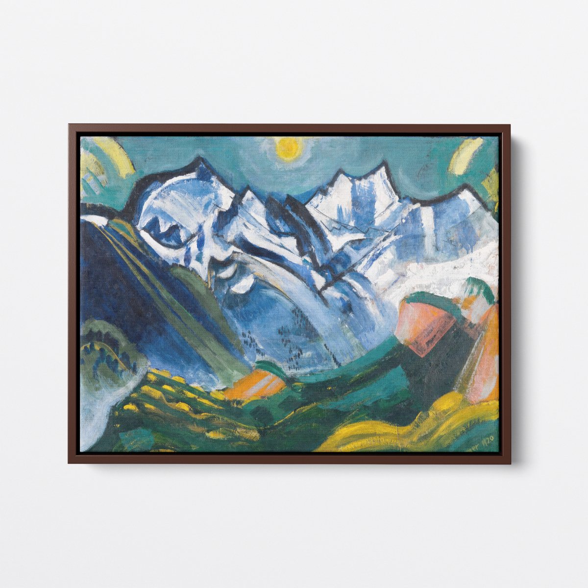 High Mountain Landscape, Scheerhorn | August Babberger | Ave Legato Art Prints