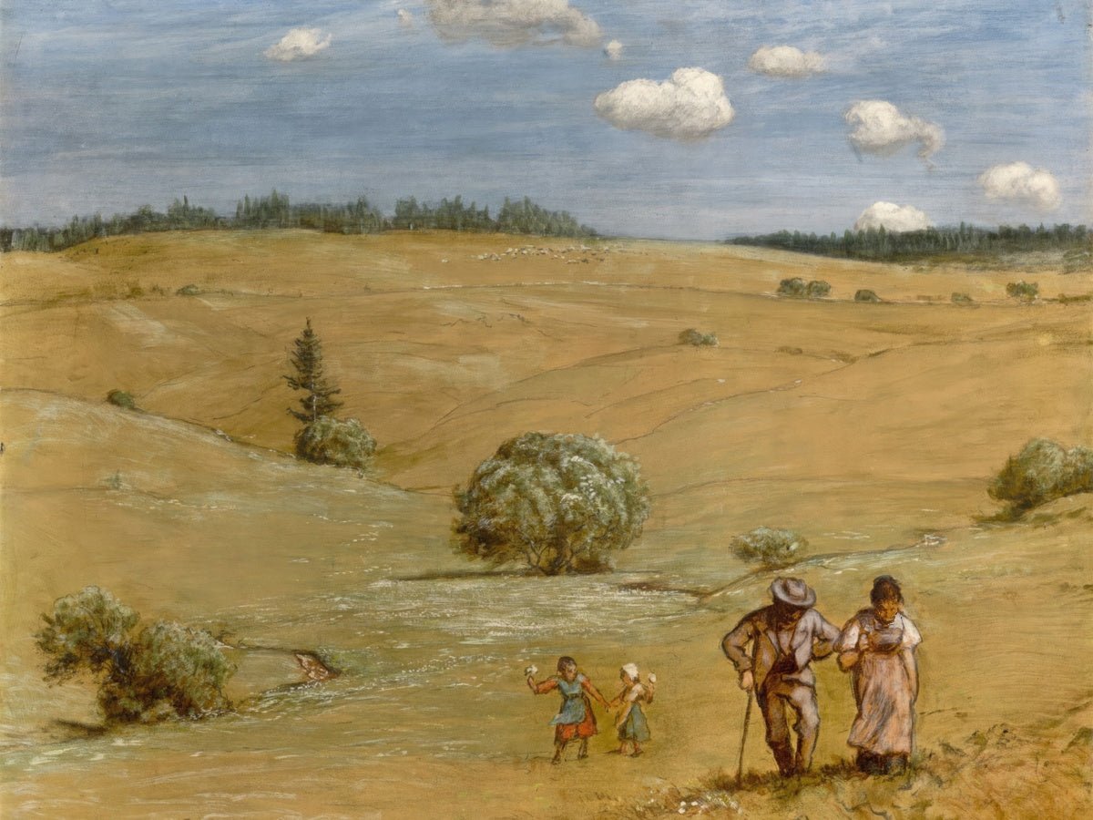 Hilly Landscape | Hans Thoma | Ave Legato Art Prints