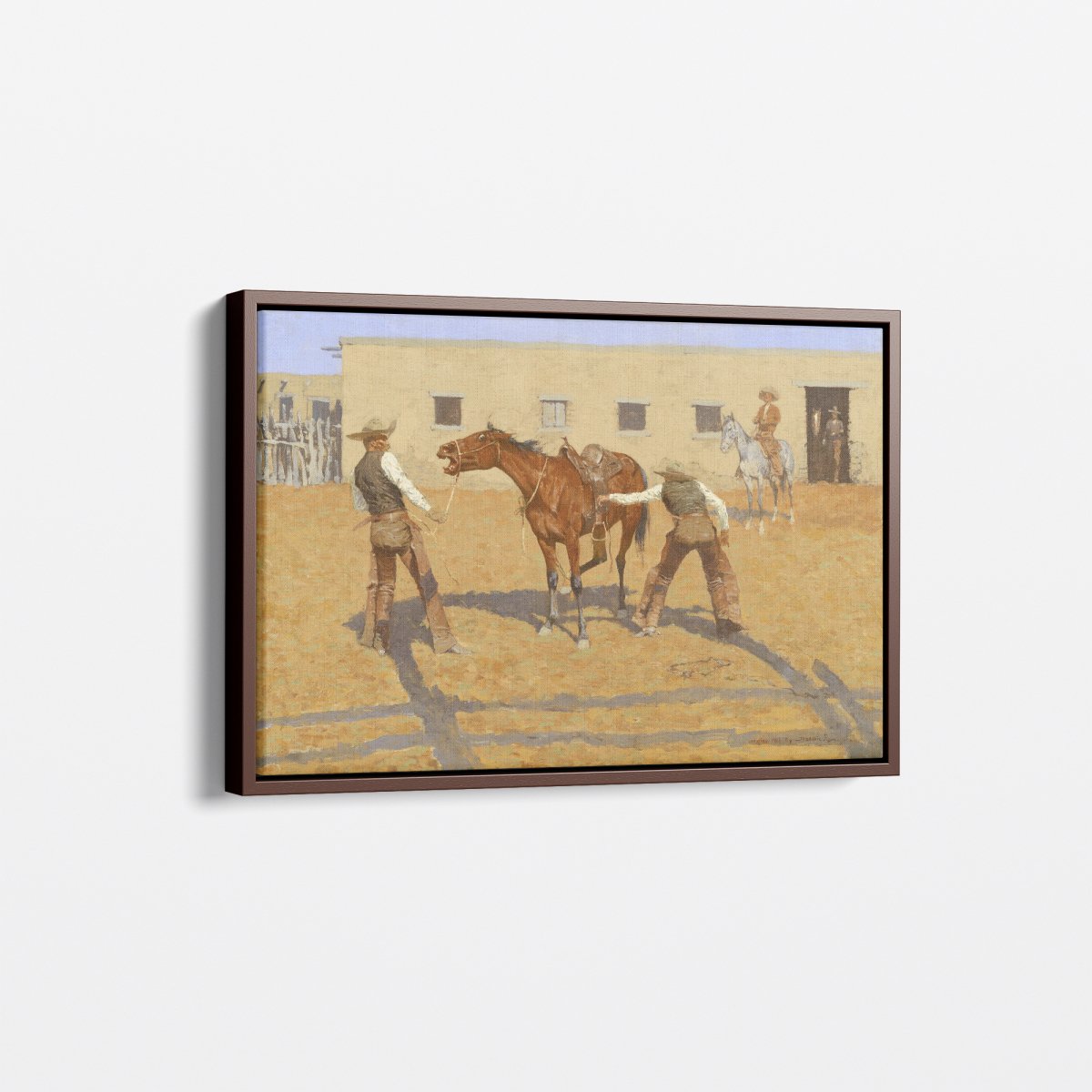 His First Lesson | Frederic Remington | Ave Legato Art Prints