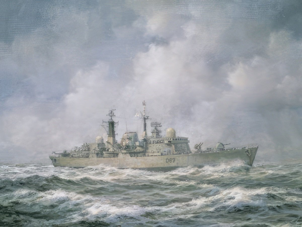 H.M.S. Exeter, Type 42, Destroyer | Richard Willis | Ave Legato Art Prints