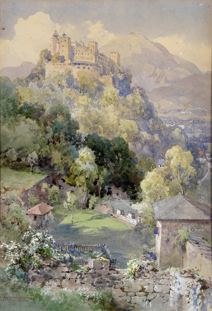 Hohensalzburg Castle | Edward Compton | Ave Legato Art Prints