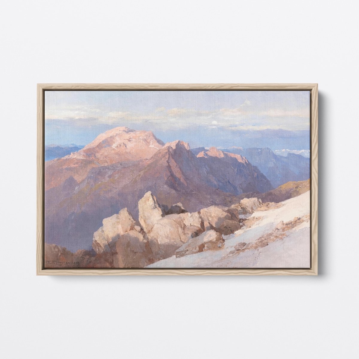 Hoher Göll from Watzmann Hocheck | Edward Compton | Ave Legato Art Prints