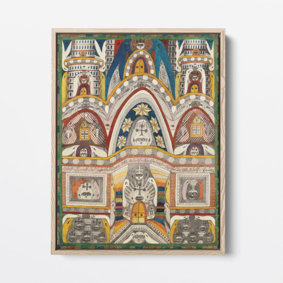 Holy Cathedral | Adolf Wölfli | Ave Legato Art Prints