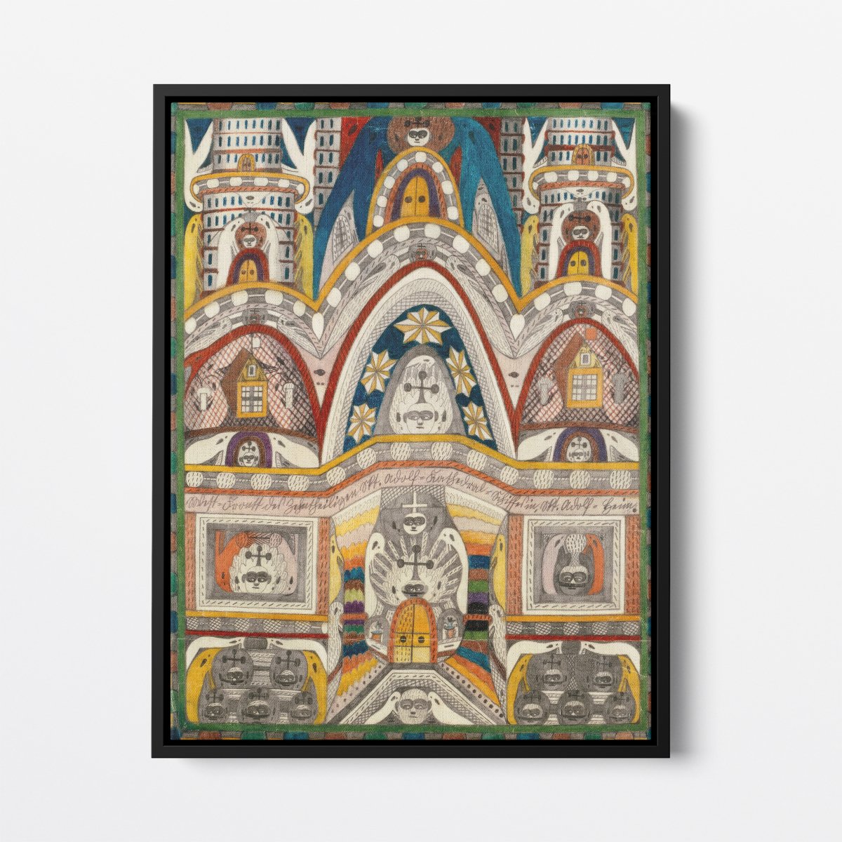 Holy Cathedral | Adolf Wölfli | Ave Legato Art Prints