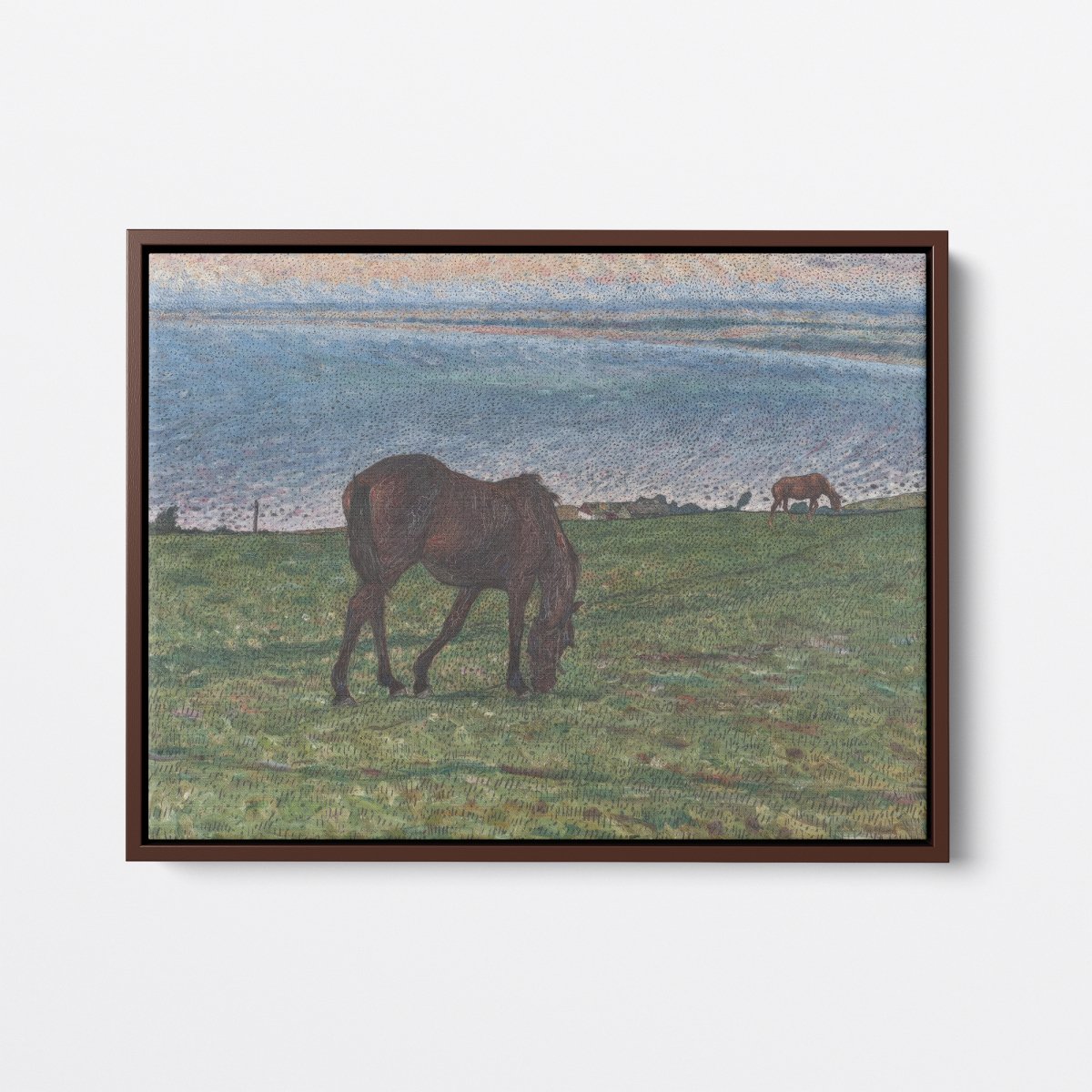 Horse Grazing, Evening in August | Nils Kreuger | Ave Legato Art Prints