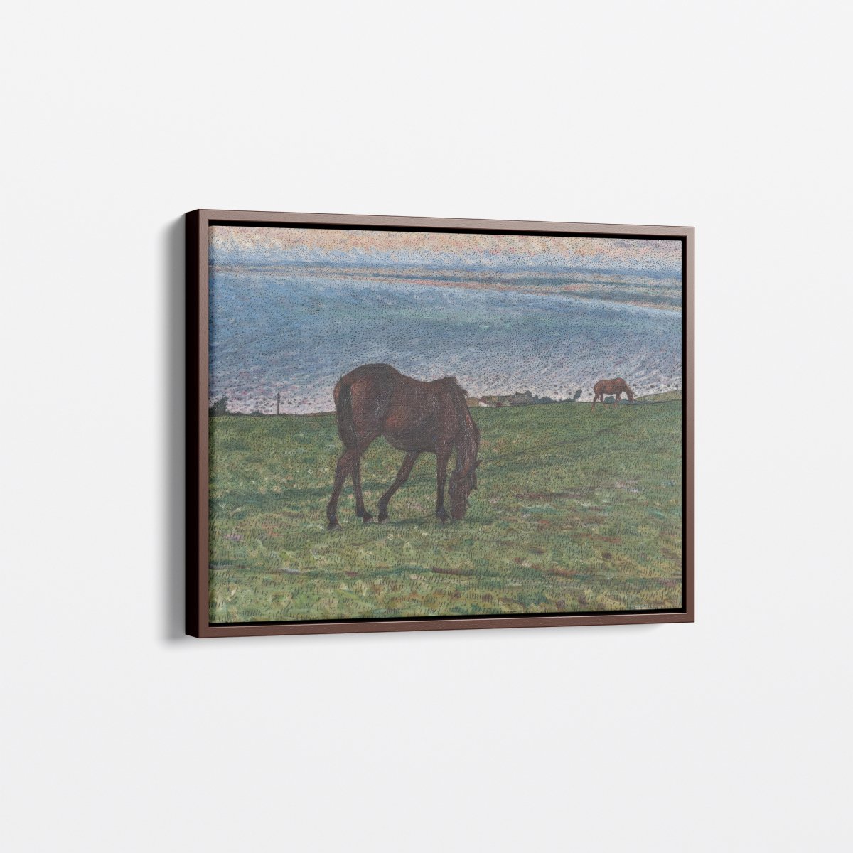 Horse Grazing, Evening in August | Nils Kreuger | Ave Legato Art Prints