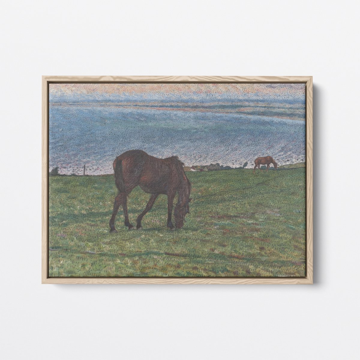 Horse Grazing, Evening in August | Nils Kreuger | Ave Legato Art Prints