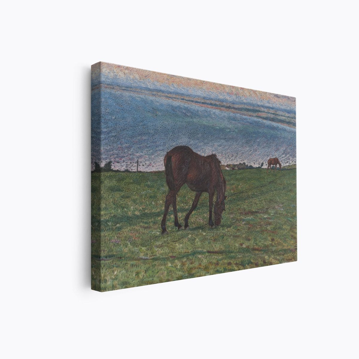 Horse Grazing, Evening in August | Nils Kreuger | Ave Legato Art Prints