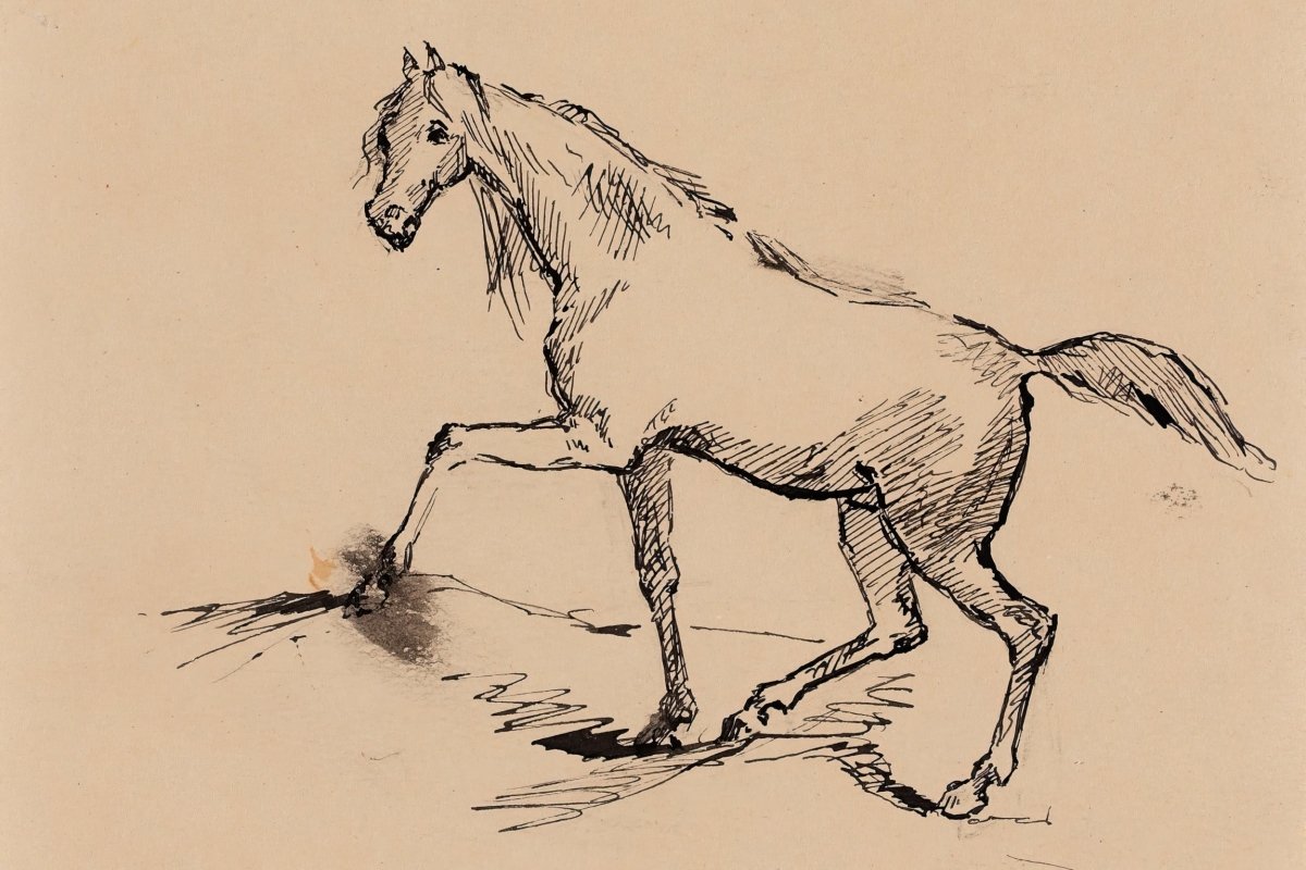 Horse, Sketch | Helene Schjerfbeck | Ave Legato Art Prints