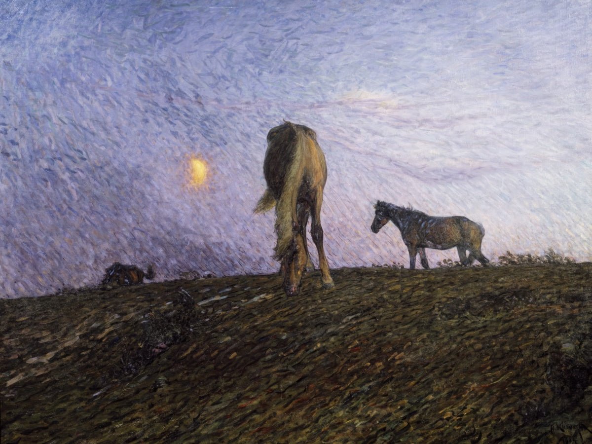 Horses in Moonlight | Nils Kreuger | Ave Legato Art Prints