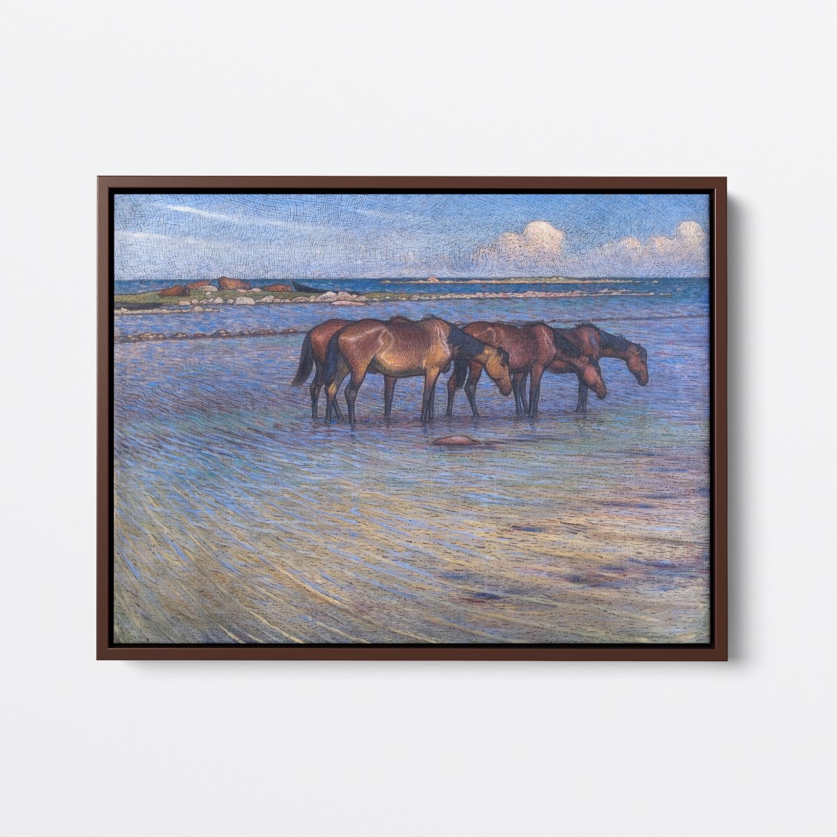 Horses in the Water | Nils Kreuger | Ave Legato Art Prints