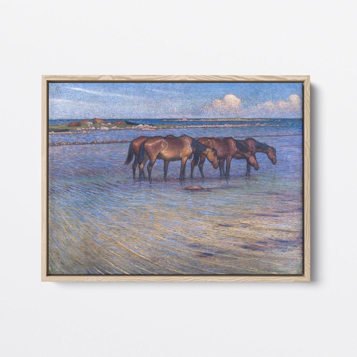 Horses in the Water | Nils Kreuger | Ave Legato Art Prints