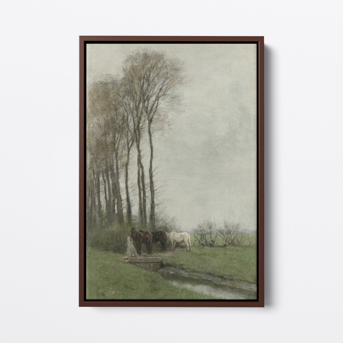 Horses Near the Fence | Anton Mauve | Ave Legato Art Prints