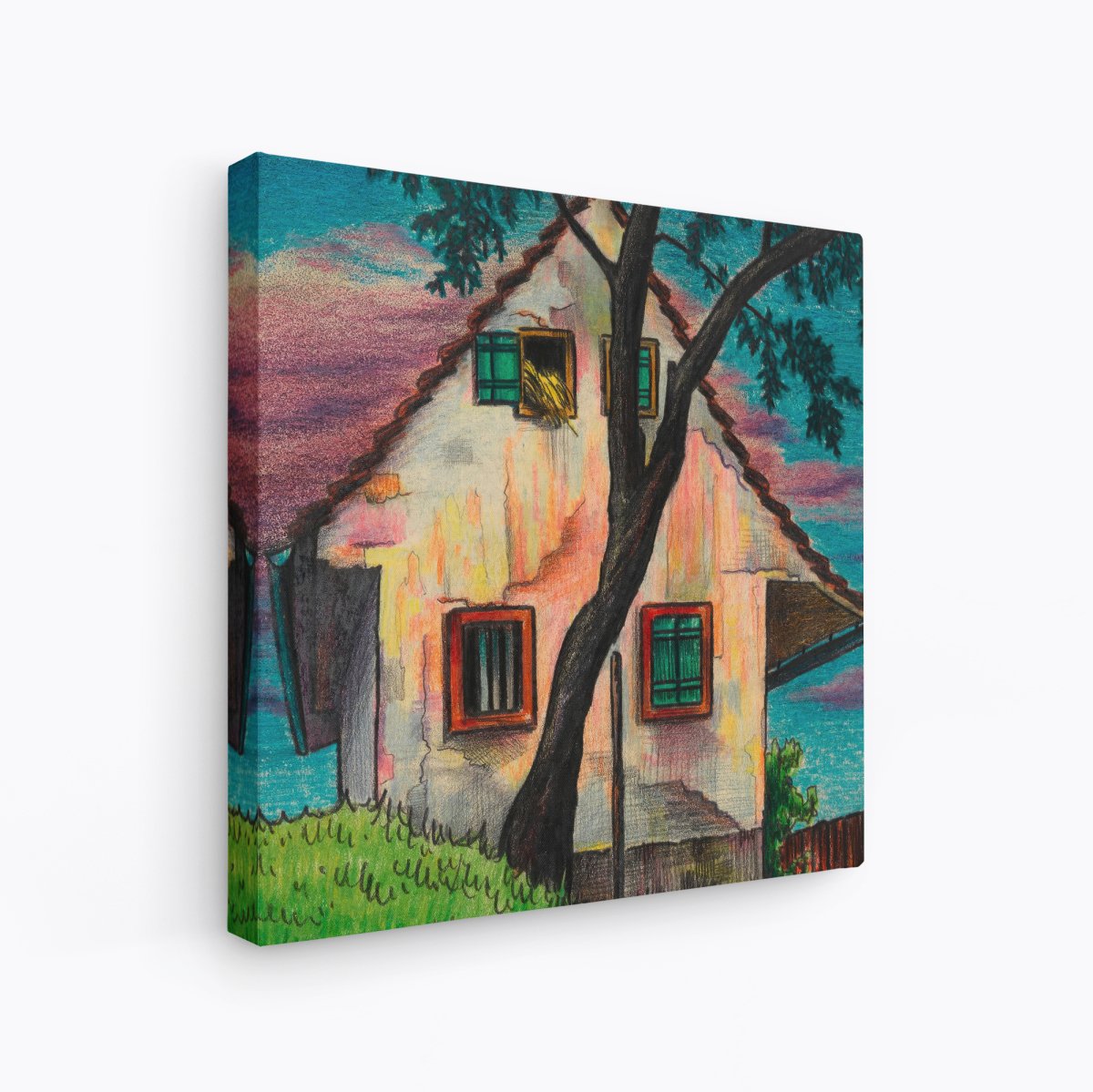 House in the Evening | Karl Wiener | Ave Legato Art Prints