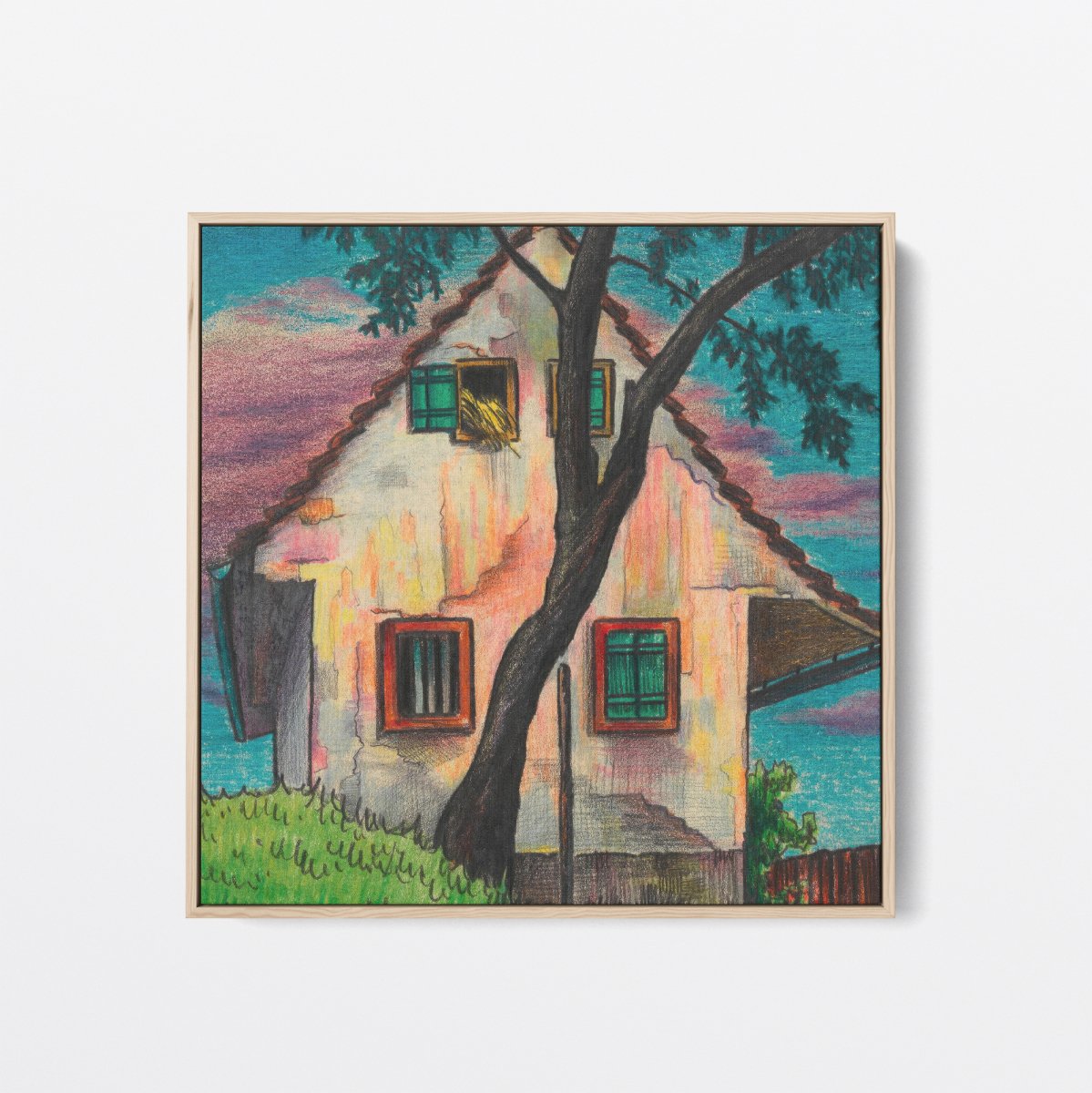 House in the Evening | Karl Wiener | Ave Legato Art Prints