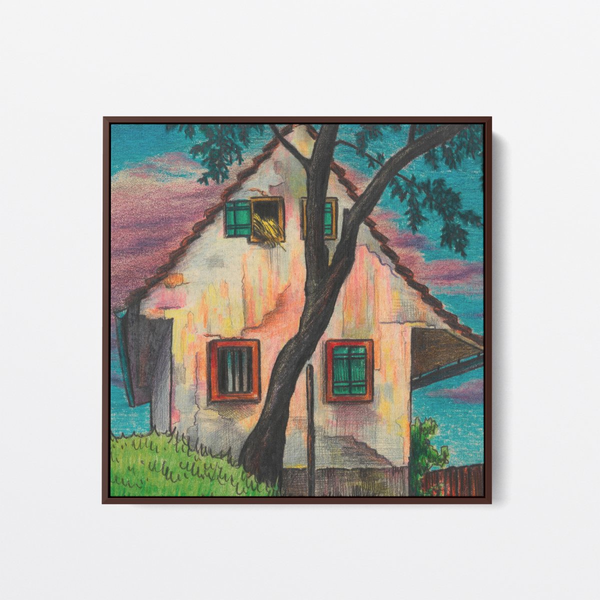 House in the Evening | Karl Wiener | Ave Legato Art Prints