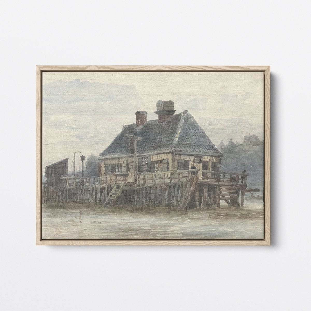 House on a Jetty | Willem van Deventer | Ave Legato Art Prints