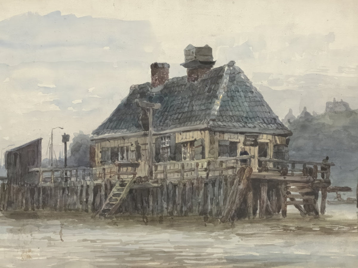 House on a Jetty | Willem van Deventer | Ave Legato Art Prints