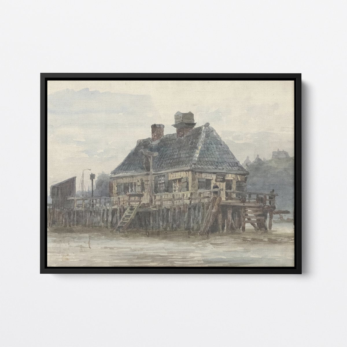 House on a Jetty | Willem van Deventer | Ave Legato Art Prints