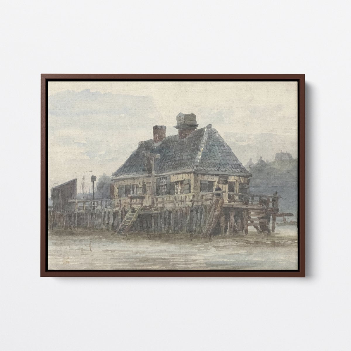 House on a Jetty | Willem van Deventer | Ave Legato Art Prints