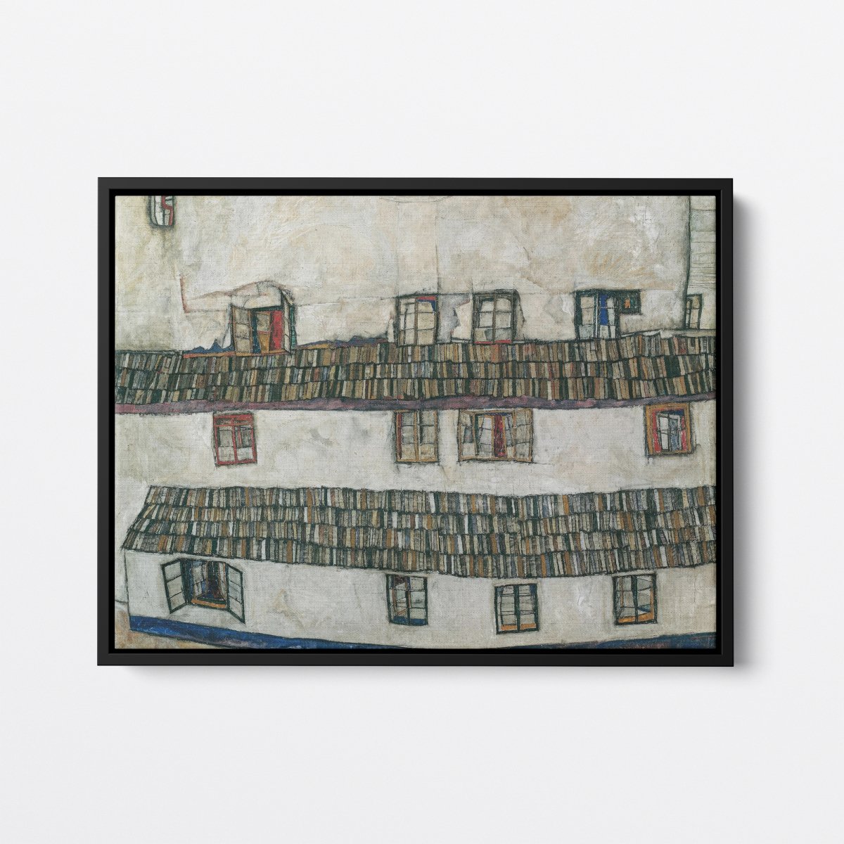 House Wall (Windows) | Egon Schiele | Ave Legato Art Prints