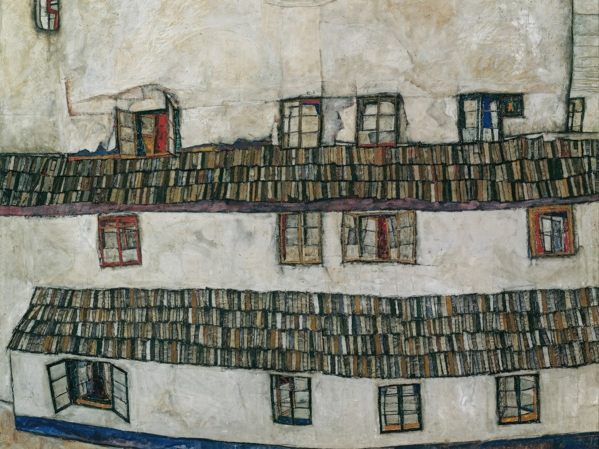 House Wall (Windows) | Egon Schiele | Ave Legato Art Prints