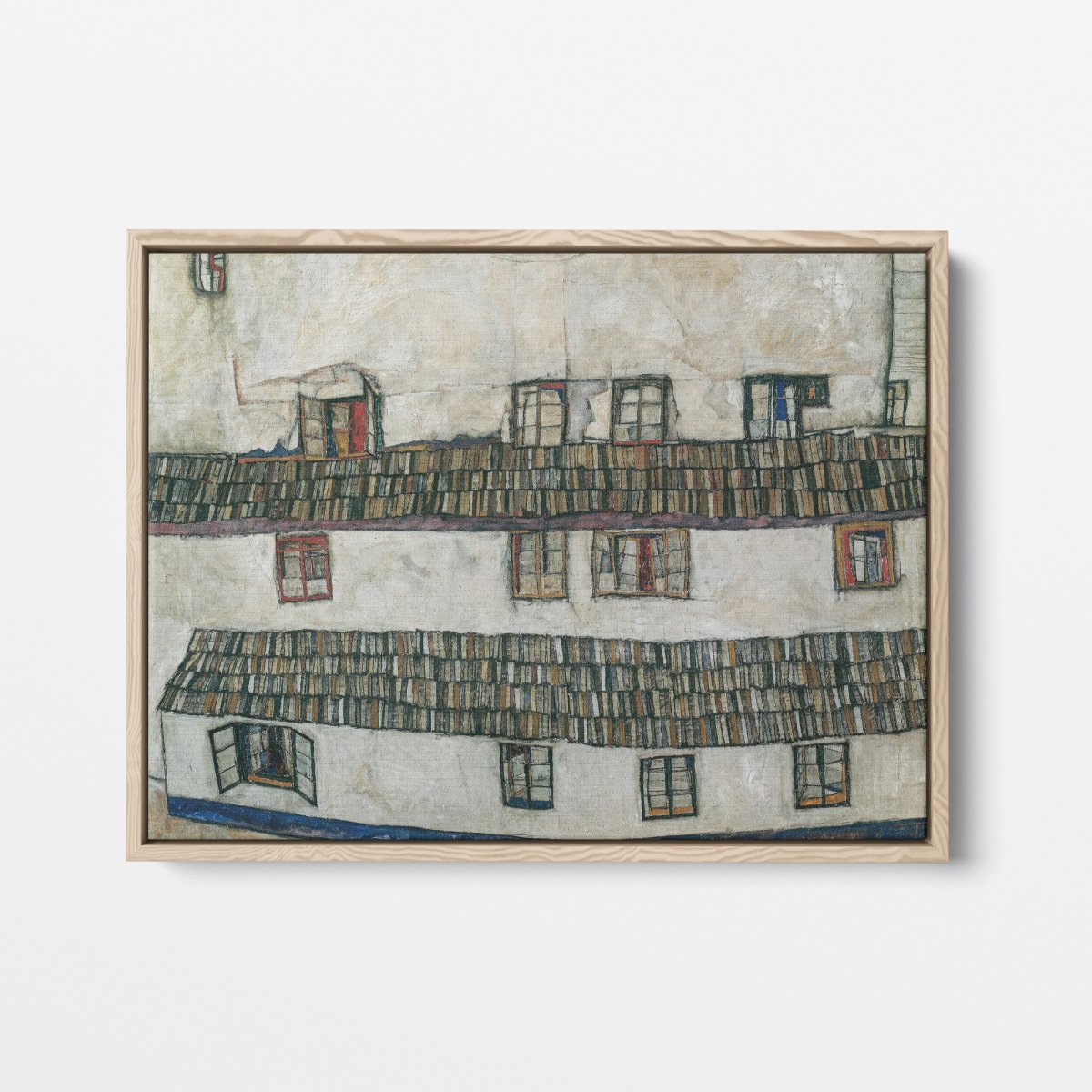 House Wall (Windows) | Egon Schiele | Ave Legato Art Prints