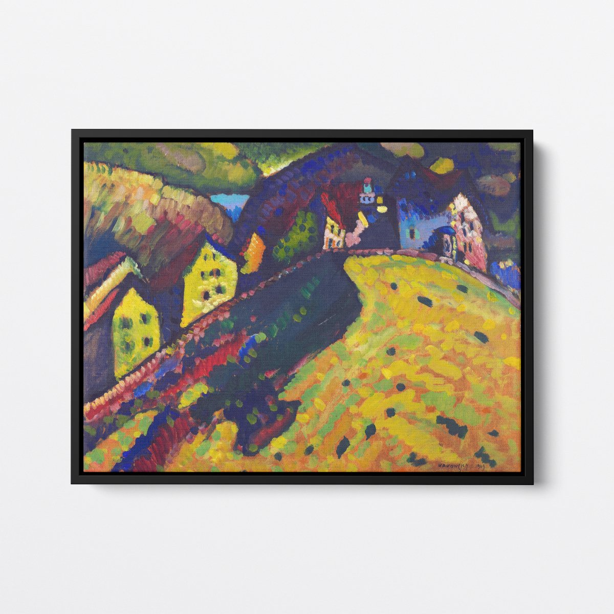 Houses at Murnau | Wassily Kandinsky | Ave Legato Art Prints