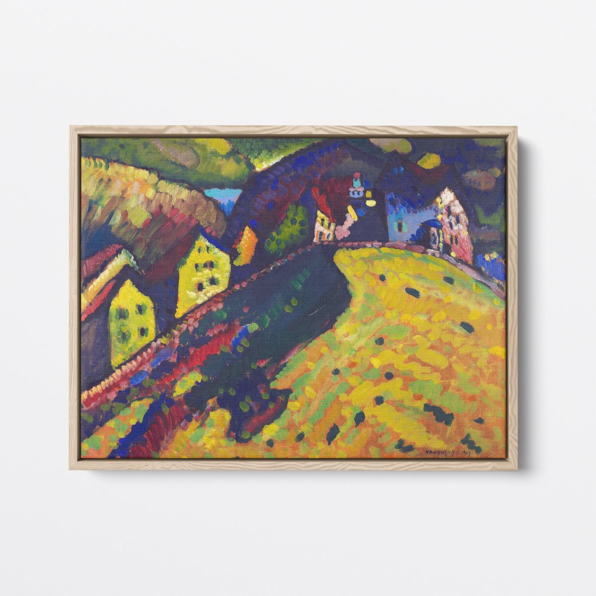 Houses at Murnau | Wassily Kandinsky | Ave Legato Art Prints